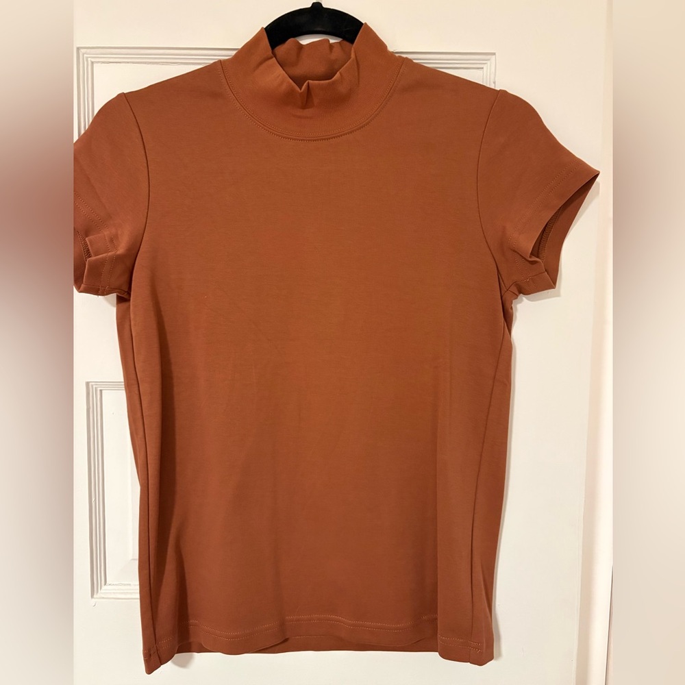 Bohme Rust Short Sleeve Top - Picture 2 of 4